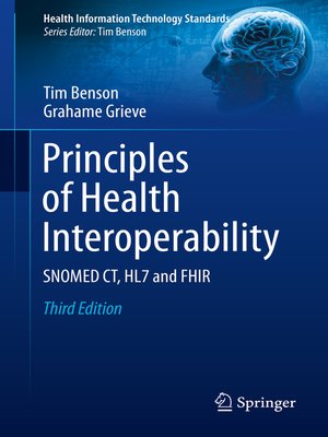 cover image of Principles of Health Interoperability